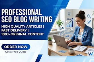 write SEO blog posts and articles using ai professionally