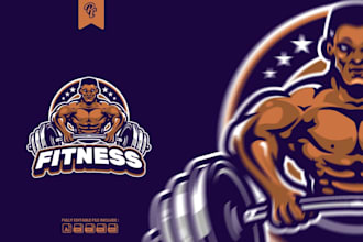design incredible modern fitness logo