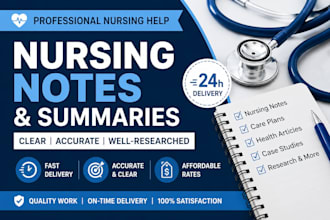write nursing notes clearly