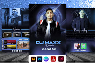 do epk design, press kit, media kit, speaker kit, dj press kit, artist press kit