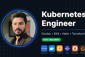 setup kubernetes, eks cluster deployment and container orchestration