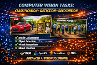do object classification, recognition, detection, counting, computer vision