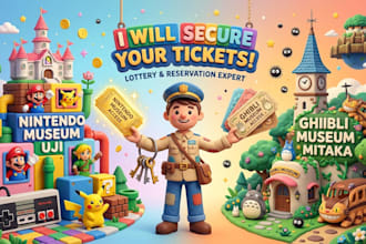 secure your nintendo museum and ghibli museum tickets