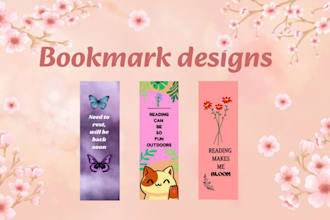 make beautiful bookmarks for you