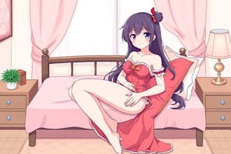 draw custom anime dakimakura body pillow illustration