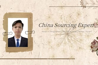 be your china product sourcing and development assistant