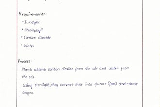 create aesthetic handwritten study notes for students