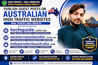 publish guest posts on high traffic australian news websites