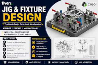 design jig and fixtures for manufacturing applications