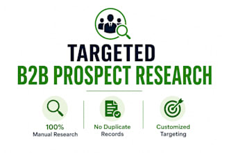 build targeted b2b prospect lists for sales outreach