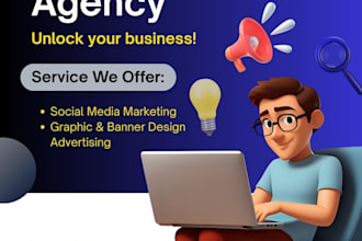 dising eye catching social media post and ads professionally