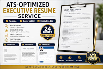 write a professional executive bio for recruiters