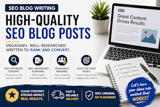 write a clear, saas, science, or tech SEO blog post