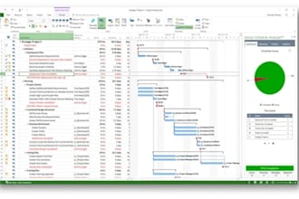 prepare construction schedule for projects