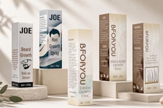 design a custom cosmetic box packaging