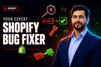 fix shopify bugs and theme errors quickly