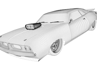 create realistic 3d vehicle and car models for fivem, gta v and 3d printing