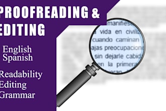 proofread and improve your english writing