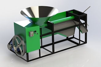 create a 3d cad drawing according to your specifications