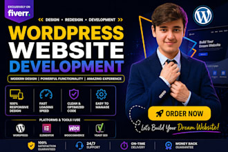 build,rebuild, business and e commerce websites in wordpress