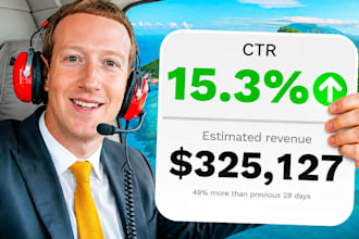 design a high CTR youtube thumbnail fast