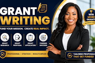 do grant writing, grant proposal, grant research, grant application