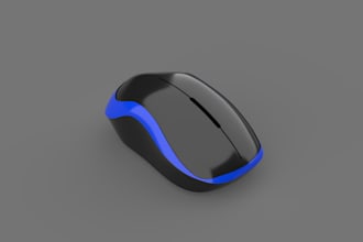 design mechanical product in solidworks render in blender and simulate