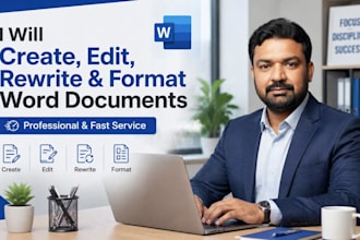create, edit, rewrite, and format word documents professionally
