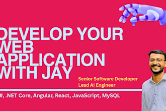 develop a fullstack web application using dotnet angular or react