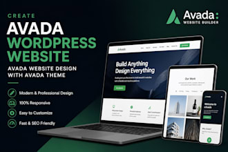 build and customize your wordpress website using avada theme, website, avada