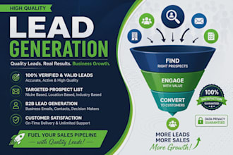 do b2b lead generation web research