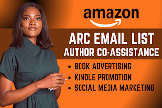 generate arc email list reader for book launch promotion kindle advertising
