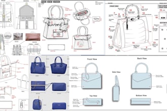 do bag design, bag tech pack, handbag, backpack design, tote bag design