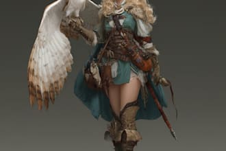 fantasy character art and fantasy character art