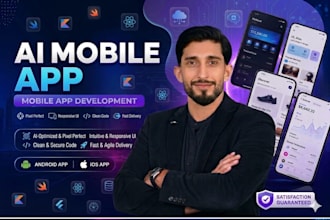 develop ai mobile app using flutter, android ios app development