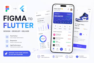 convert your figma UI designs into responsive flutter mobile apps