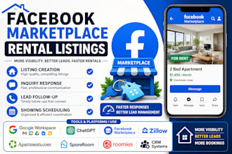 manage facebook marketplace rental listings and inquiries