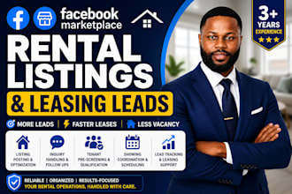 manage facebook marketplace rental listings,  leasing leads
