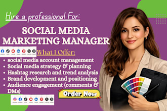be your social media manager, personal assistant, content creator, strategist