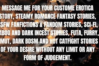 write erotic custom story nsfw fanfiction catfight futa manga hockey romance