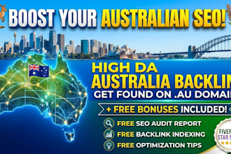 provide australia backlink for monthly website maintenance, au links
