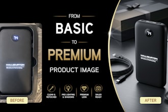 create a professional product image editing from any photo
