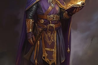 draw a fantasy character ilustration