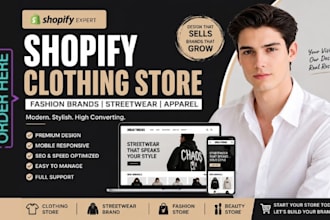 design shopify clothing store fashion brand streetwear clothing brand shopify