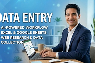 do fast and accurate data entry and spreadsheet cleanup