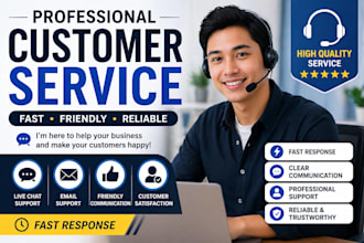 be your virtual assistant for customer service tasks