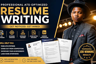 write ats optimized resume CV and cover letter
