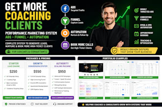 build performance marketing system for coaches and consultants