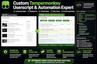 develop a customised  javascript coding for the existing web applications