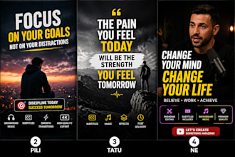 create engaging motivational videos with subtitles